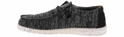 Canvas Shoes|Comfort Shoes|HEYDUDE Wally Sox Men’s Casual Shoe Black