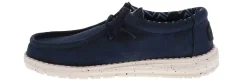 Casual|HEYDUDE Wally Stretch Canvas Youth Boys’ (11-7) Casual Shoe Blue