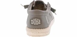 Comfort Shoes|Comfort|HEYDUDE Wally Stretch Mesh Men's Wide-Width Casual Shoe Grey