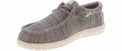 Comfort Shoes|Comfort|HEYDUDE Wally Stretch Mesh Men's Wide-Width Casual Shoe Grey