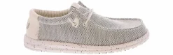 Comfort Shoes|HEYDUDE Wally Stretch Sox Men’s Casual Shoe Grey