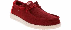 Comfort Shoes|HEYDUDE Wally Stretch Sox Men’s Casual Shoe Red