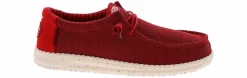 Comfort Shoes|HEYDUDE Wally Stretch Sox Men’s Casual Shoe Red