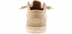 Comfort Shoes|HEYDUDE Wally Stretch Sox Men's Casual Shoe Beige