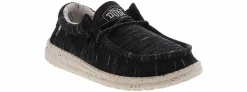 Casual|HEYDUDE Wally Stretch Youth Boys’ (1-6) Casual Shoe Black