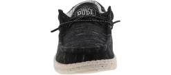 Casual|HEYDUDE Wally Stretch Youth Boys’ (1-6) Casual Shoe Black