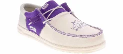 Canvas Shoes|Comfort Shoes|HEYDUDE Wally Tri TCU Men’s Casual Shoe White