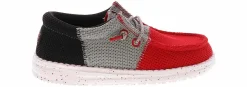 Casual|HEYDUDE Wally Tri Varsity Toddler Boys' (5-10) Casual Shoe Red