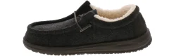 Casual|HEYDUDE Wally Warmth Lined Youth Boys’ (11-6) Casual Shoe Black