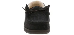 Casual|HEYDUDE Wally Warmth Lined Youth Boys’ (11-6) Casual Shoe Black
