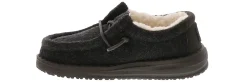 Casual|HEYDUDE Wally Warmth Lined Toddler Boys' (5-10) Casual Shoe Black