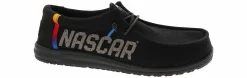 Canvas Shoes|Comfort Shoes|HEYDUDE Wally X NASCAR Men’s Casual Shoe Black