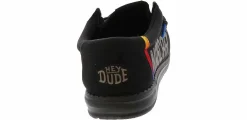 Canvas Shoes|Comfort Shoes|HEYDUDE Wally X NASCAR Men’s Casual Shoe Black
