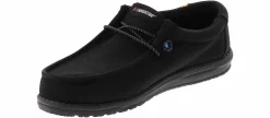 Canvas Shoes|Comfort Shoes|HEYDUDE Wally X NASCAR Men’s Casual Shoe Black