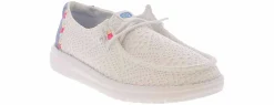 Casual|HEYDUDE Wendy Boho Crochet Youth Girls' (12-4) Casual Shoe White