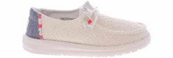 Casual|HEYDUDE Wendy Boho Crochet Youth Girls' (12-4) Casual Shoe White