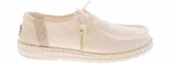 Flat|Comfort Shoes|HEYDUDE Wendy Boho Knit Women’s Casual Shoe White