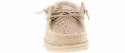 Casual|HEYDUDE Wendy Brushed Cozy Toddler Girls' (5-10) Casual Shoe Beige