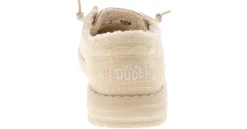Canvas Shoes|Comfort Shoes|HEYDUDE Wendy Brushed Cozy Women's Casual Shoe White