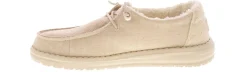 Canvas Shoes|Comfort Shoes|HEYDUDE Wendy Brushed Cozy Women's Casual Shoe White