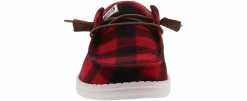 Comfort Shoes|Slip-On|HEYDUDE Wendy Buffalo Women’s Casual Shoe Red