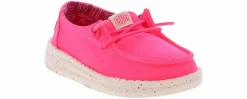 Casual|HEYDUDE Wendy Canvas Toddler Girls' (7-10) Casual Shoe Pink