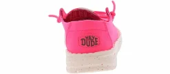 Casual|HEYDUDE Wendy Canvas Toddler Girls' (7-10) Casual Shoe Pink