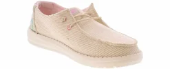 Flat|Comfort Shoes|HEYDUDE Wendy Cord Leo Women’s Casual Shoe White