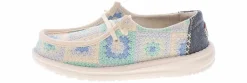 Casual|HEYDUDE Wendy Cottage Crotchet Youth Girls’ (11-3) Casual Shoe Blue