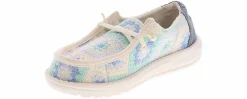Casual|HEYDUDE Wendy Cottage Crotchet Youth Girls’ (11-3) Casual Shoe Blue