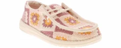 Flat|Comfort Shoes|HEYDUDE Wendy Cottage Crochet Petal Women's Casual Shoe Multicolor