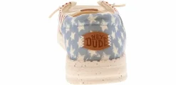 Canvas Shoes|Flat|HEYDUDE Wendy Funk Americana Women's Casual Shoe White
