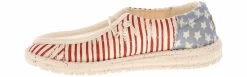 Canvas Shoes|Flat|HEYDUDE Wendy Funk Americana Women's Casual Shoe White