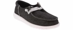 Casual|HEYDUDE Wendy Funk Friendship Lace Youth Girls’ (11-5) Casual Shoe Black