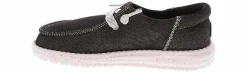 Casual|HEYDUDE Wendy Funk Friendship Lace Youth Girls’ (11-5) Casual Shoe Black