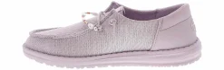 Canvas Shoes|Flat|HEYDUDE Wendy Funk Mesh Sholery Thistle Women’s Casual Shoe Purple