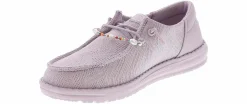 Canvas Shoes|Flat|HEYDUDE Wendy Funk Mesh Sholery Thistle Women’s Casual Shoe Purple