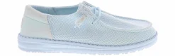 Flat|Comfort Shoes|HEYDUDE Wendy Funk Mono Breeze Women’s Casual Shoe Blue