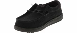 Casual|HEYDUDE Wendy Funk Mono Shade Youth Boys’ (11-3) Casual Shoe Black
