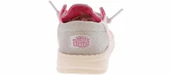 Casual|HEYDUDE Wendy Funk T Cowgirl Bling Toddler Girls’ (5-10) Casual Shoe Pink