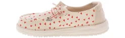 Casual|HEYDUDE Wendy Hearts Youth Girls’ (11-3) Casual Shoe White