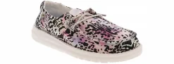 Casual|HEYDUDE Wendy Leopard Youth Girls' (13-6) Casual Shoe Pink