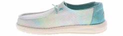 Casual|HEYDUDE Wendy Mermaid Shimmer Youth Girls’ (11-4) Casual Shoe Blue