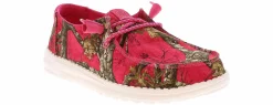 Canvas Shoes|Flat|HEYDUDE Wendy Realtree Edge Women’s Casual Shoe Pink