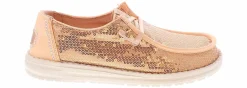 Comfort Shoes|Slip-On|HEYDUDE Wendy Sequin Blush Women's Casual Shoe Pink