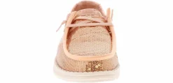 Comfort Shoes|Slip-On|HEYDUDE Wendy Sequin Blush Women's Casual Shoe Pink