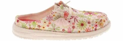 Canvas Shoes|Flat|HEYDUDE Wendy Slip Embroidered Floral Women’s Casual Shoe Multicolor