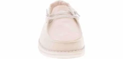 Flat|Comfort Shoes|HEYDUDE Wendy Stardust Women's Casual Shoe White