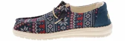 Flat|Comfort Shoes|HEYDUDE Wendy Ugly Sweater Women's Casual Shoe Blue