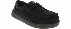 Slip Resistant|HEYDUDE Wendy Work Women’s Carbon Toe Work Shoe Black